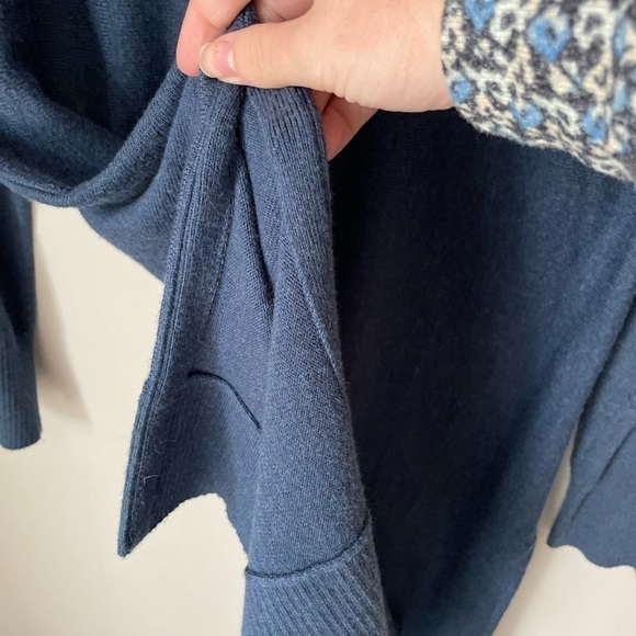 Soft Surroundings The Metro Tunic Turtleneck Cashmere Blend Sweater Size Small - Picture 7 of 9